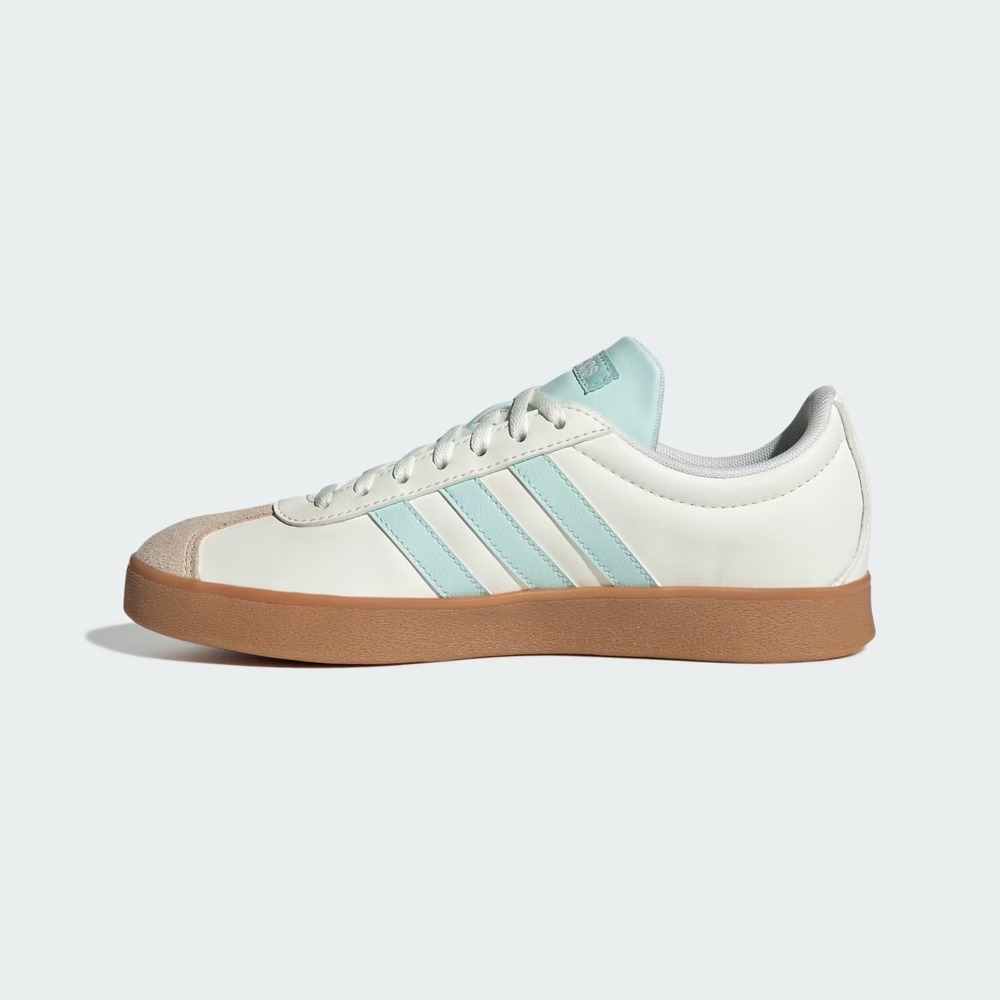Adidas VL Court Base Women's Sneakers JI1767 Shoes White Turquoise Size 6 NEW - Picture 7 of 9